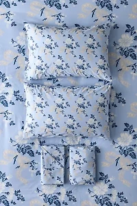 Juliette Floral Bow Toile Patterned Sheet Set