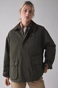 BDG Nina Flannel Lined Cotton Canvas Barn Jacket