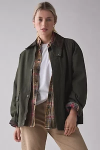 BDG Nina Flannel Lined Cotton Canvas Barn Jacket