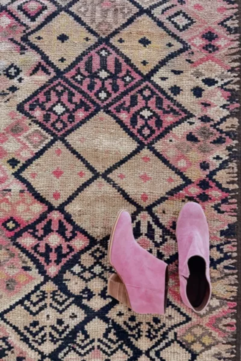 Canary Lane Vintage Runner Rug No. 1676