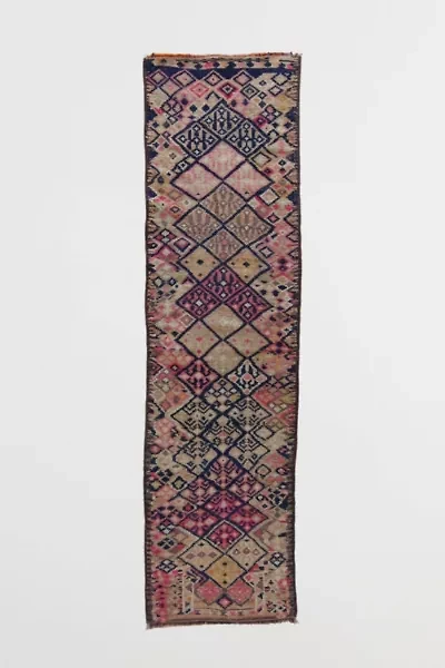 Canary Lane Vintage Runner Rug No. 1676