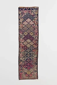 Canary Lane Vintage Runner Rug No. 1676