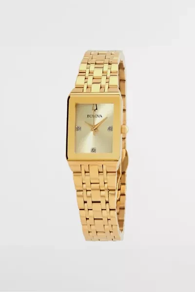 Bulova Futuro Quartz Champagne Dial Watch