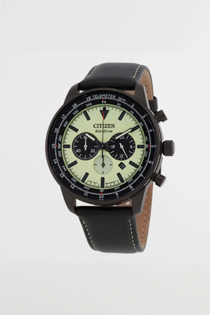 Citizen Eco-Drive Chronograph Green Dial Watch