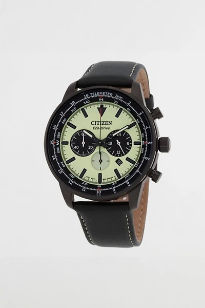 Citizen Eco-Drive Chronograph Green Dial Watch