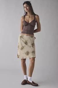 Out From Under Lace Trim Soft Touch Cropped Cami