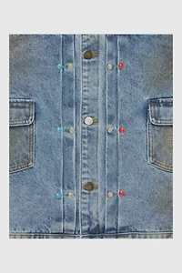 Fugazi Stone Rivet Denim Jacket