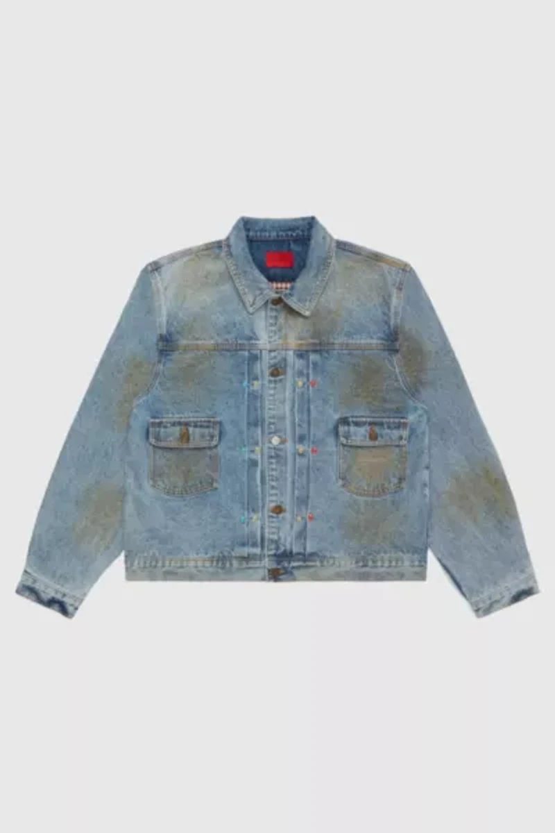 Fugazi Stone Rivet Denim Jacket