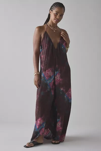 Out From Under Seas The Day Backless Halter Gauze Jumpsuit