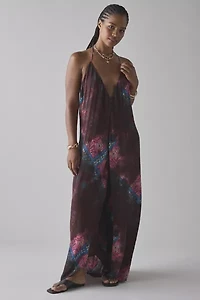 Out From Under Seas The Day Backless Halter Gauze Jumpsuit