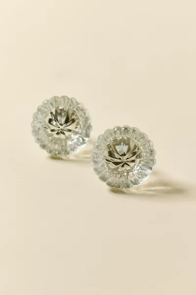 Luna Clear Glass Knob - Set Of 2