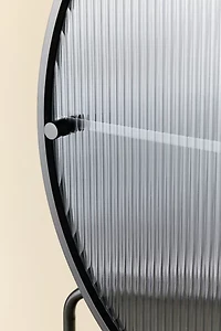 Lucie Reeded Glass Door Storage Cabinet