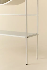Lucie Reeded Glass Door Storage Cabinet
