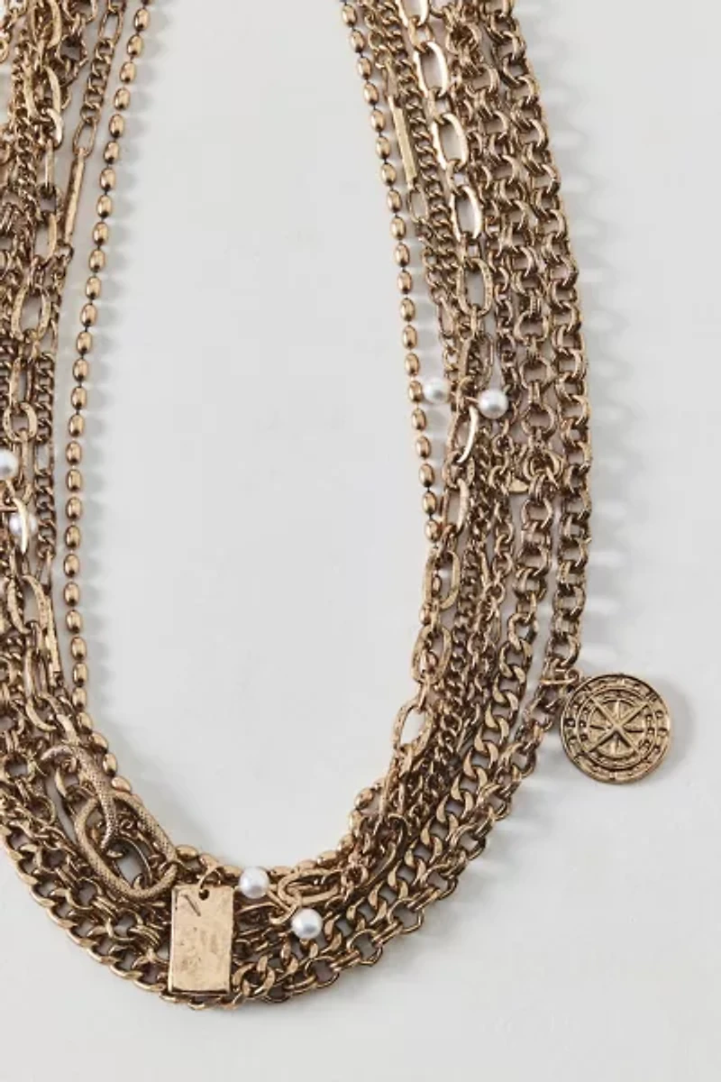 Apollo Multi-Strand Chain Necklace