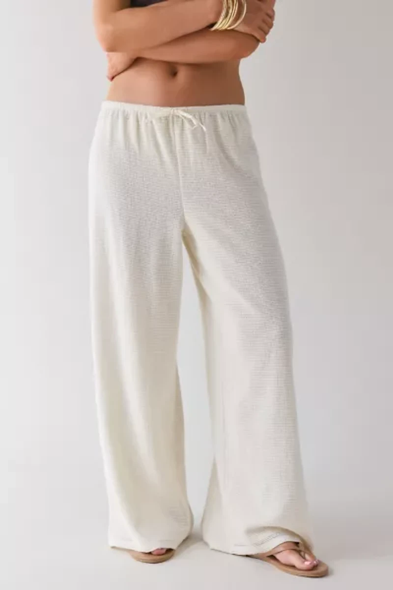 Out From Under Boardwalk Semi-Sheer Knit Beach Pant