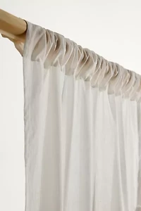 Peekaboo Voile 2-Piece Window Panel