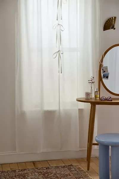 Peekaboo Voile 2-Piece Window Panel