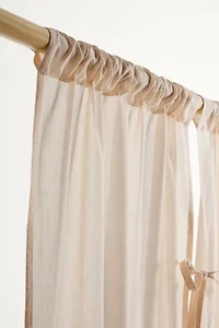 Peekaboo Voile 2-Piece Window Panel