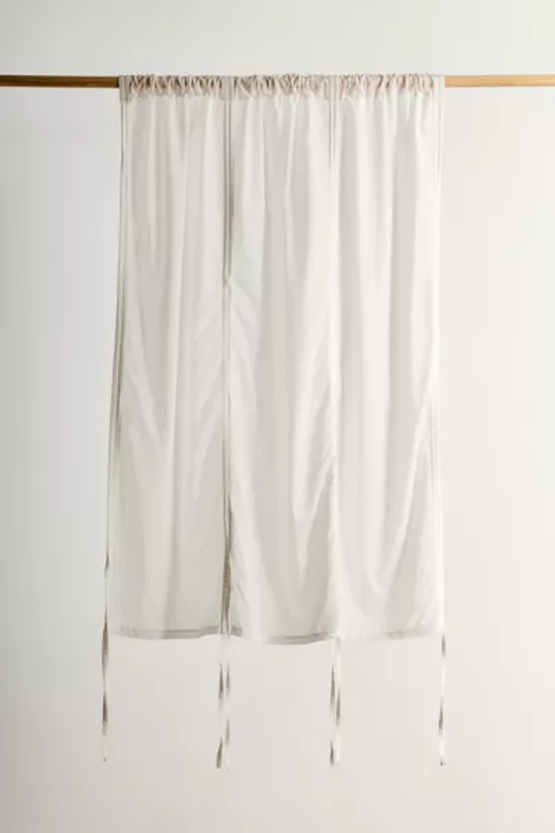 Solid Balloon Bow Window Valance Panel