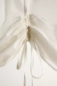 Solid Balloon Bow Window Valance Panel