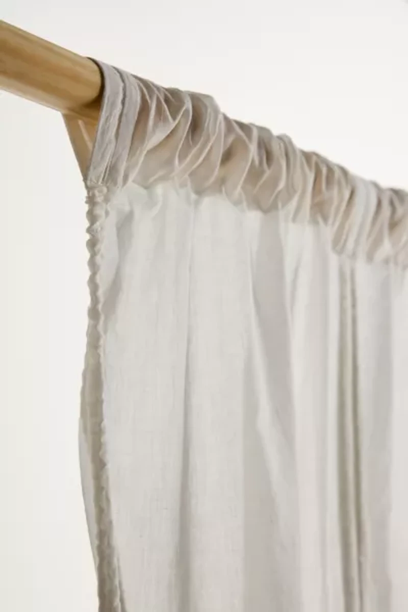 Solid Balloon Bow Window Valance Panel