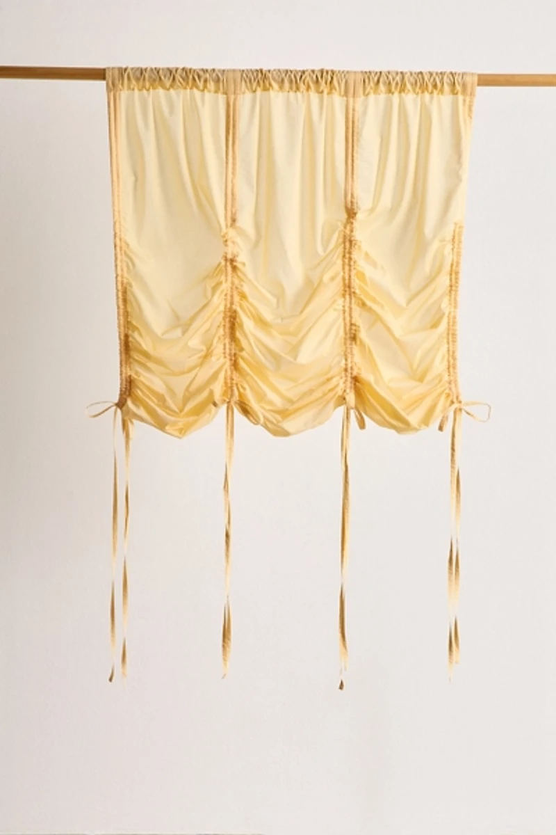 Solid Balloon Bow Window Valance Panel