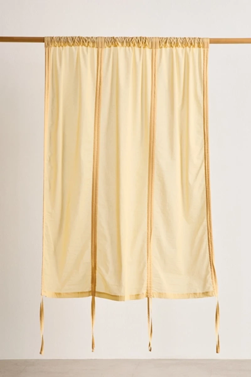 Solid Balloon Bow Window Valance Panel