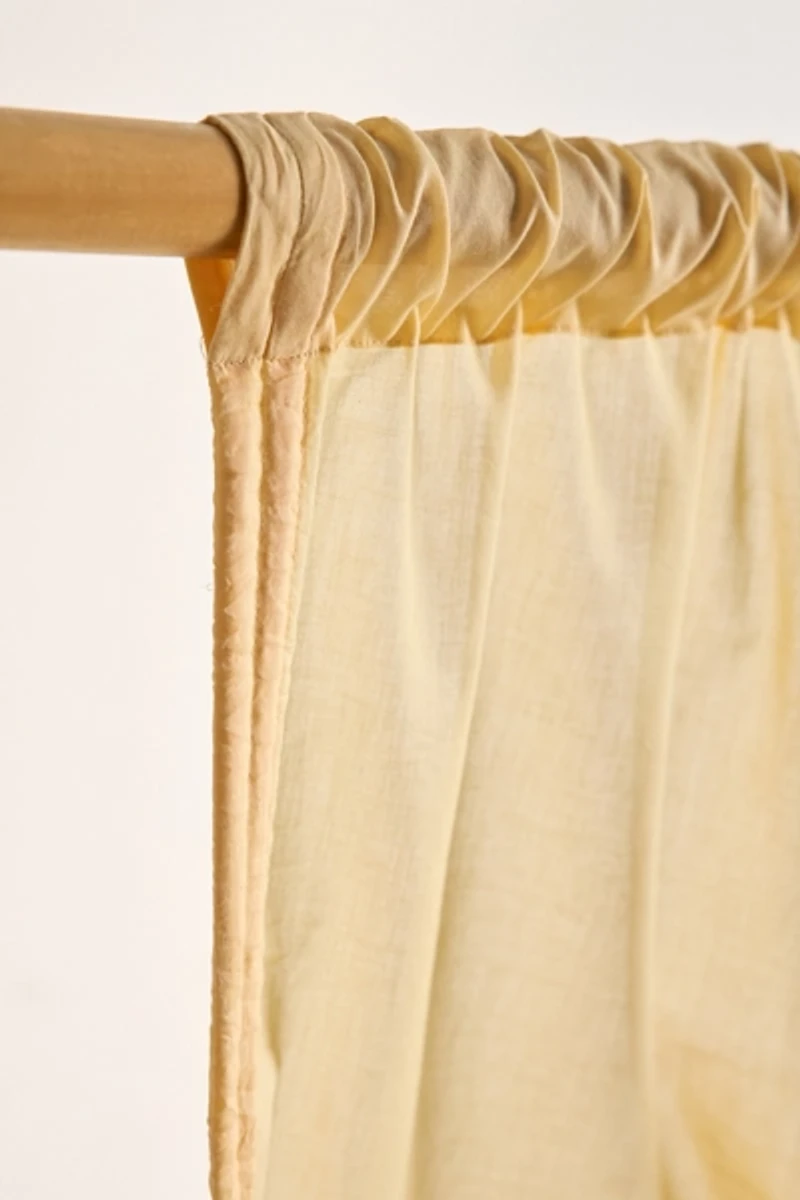 Solid Balloon Bow Window Valance Panel