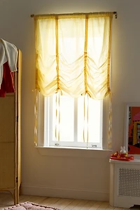 Solid Balloon Bow Window Valance Panel