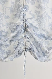 Printed Balloon Bow Window Valance Panel