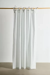 Yarn Dye Striped Knotted Window Panel