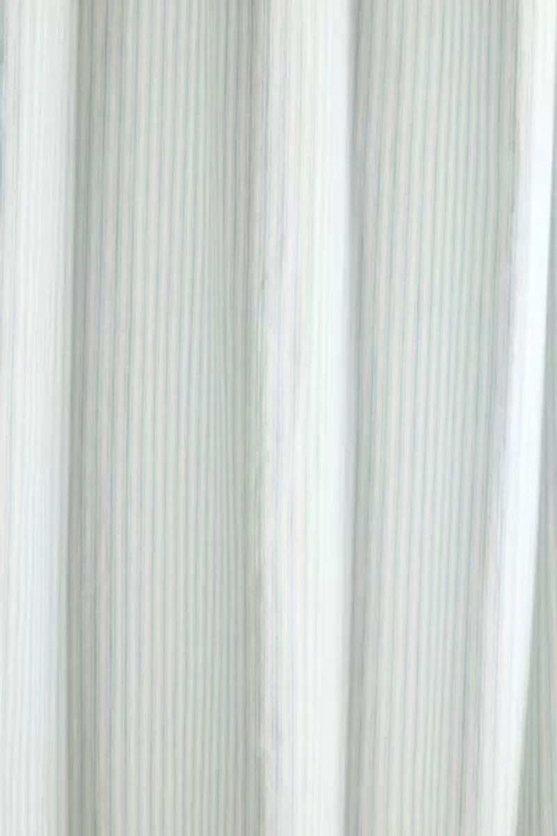 Yarn Dye Striped Knotted Window Panel