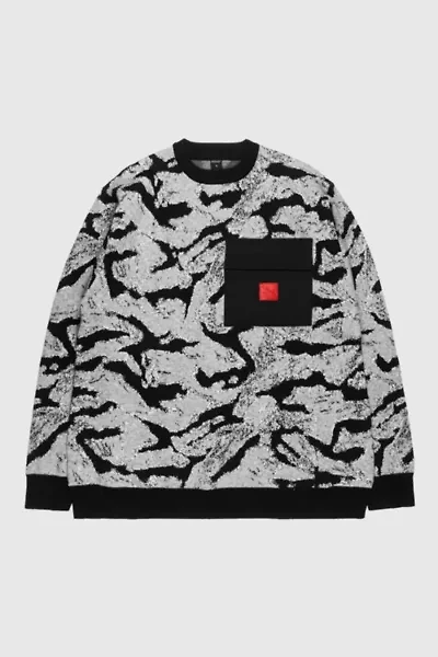 Fugazi Static Camo Knit Sweatshirt
