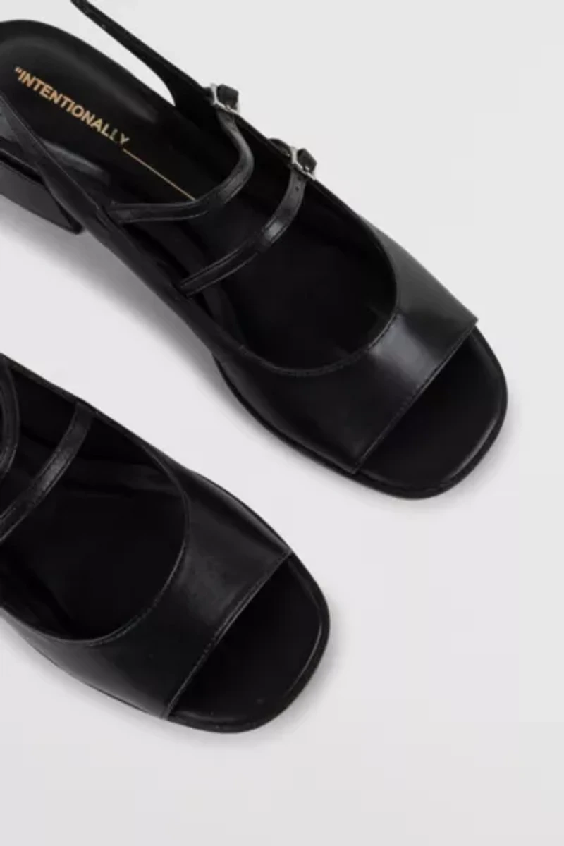 Intentionally Blank Peaches Slingback Heel