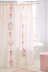 Eve Cat Patterned Shower Curtain