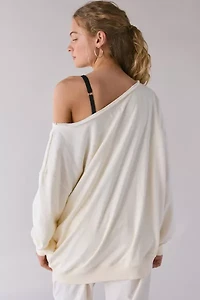 BDG Jessa Brooklyn Graphic Off-The-Shoulder Pullover