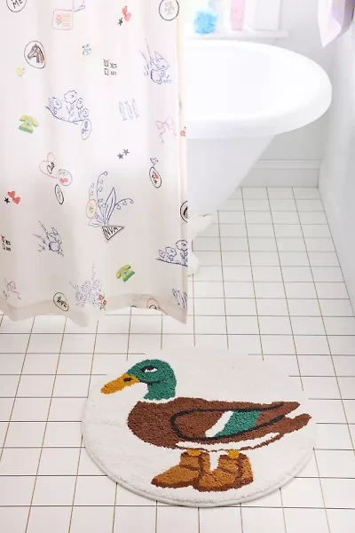 Party Animals Tufted Bath Mat