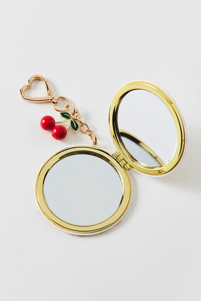 UO Icon Compact Mirror Keychain