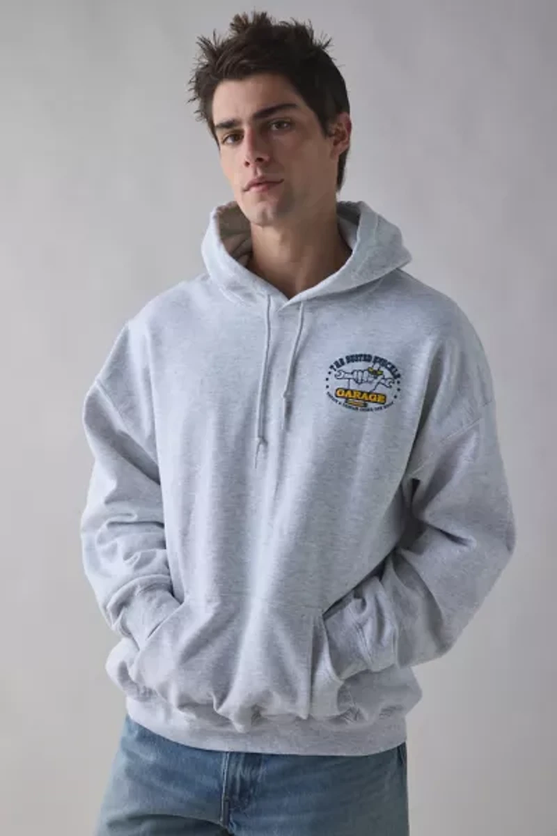 Busted Knuckle Garage Graphic Hoodie Sweatshirt