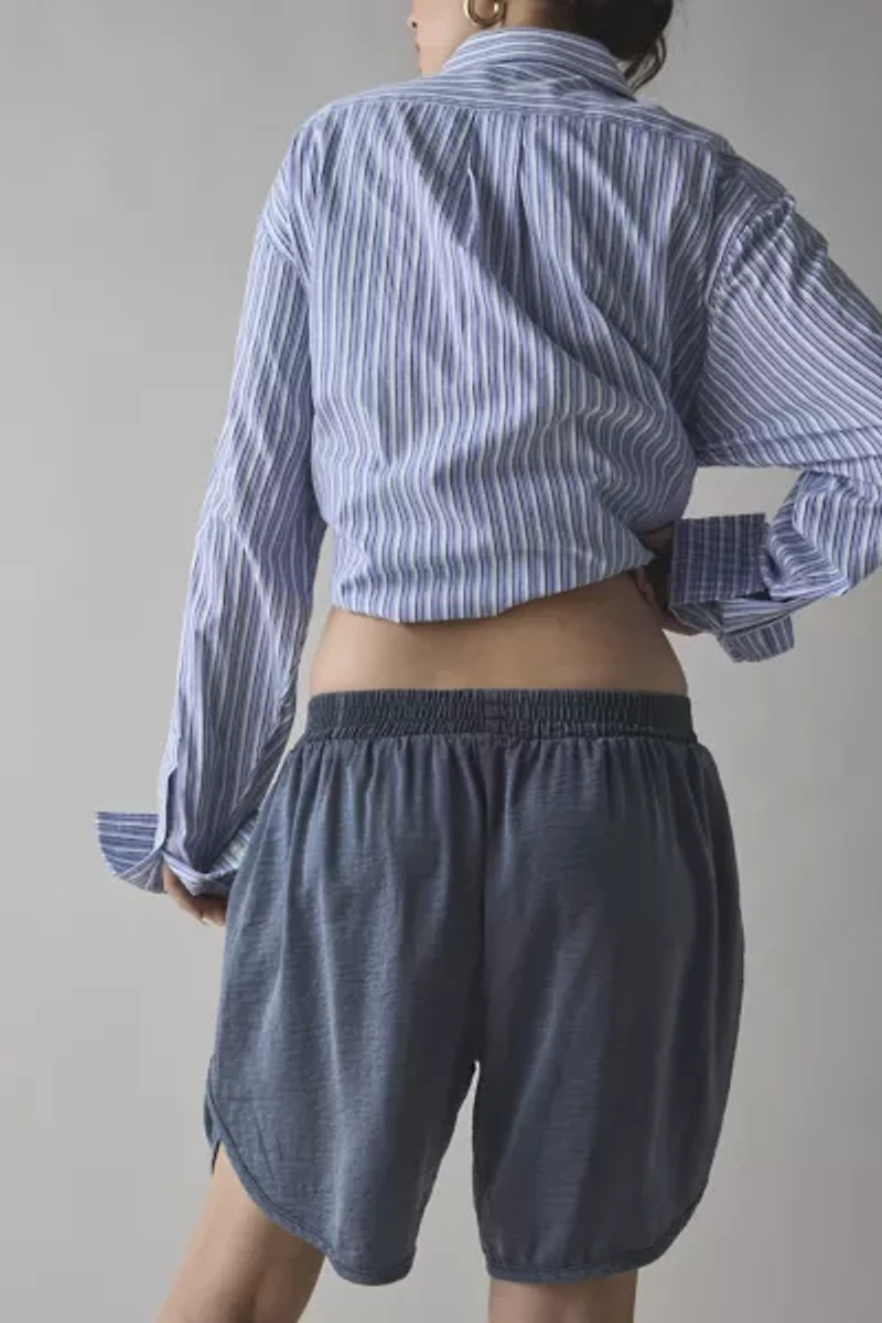 BDG Aura Satin Baggy Longline Short