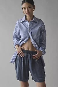 BDG Aura Satin Baggy Longline Short