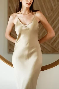 Whimsy + Row Bonnie Slip Maxi Dress