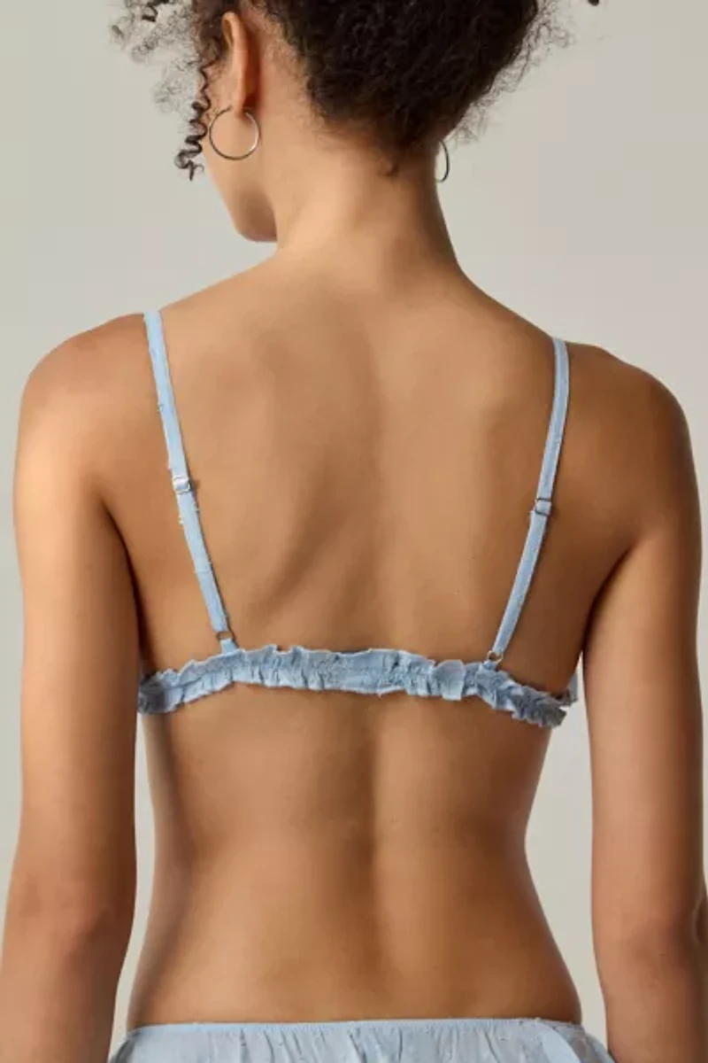 Only Hearts Kiki Bunny Ruffle Triangle Bralette