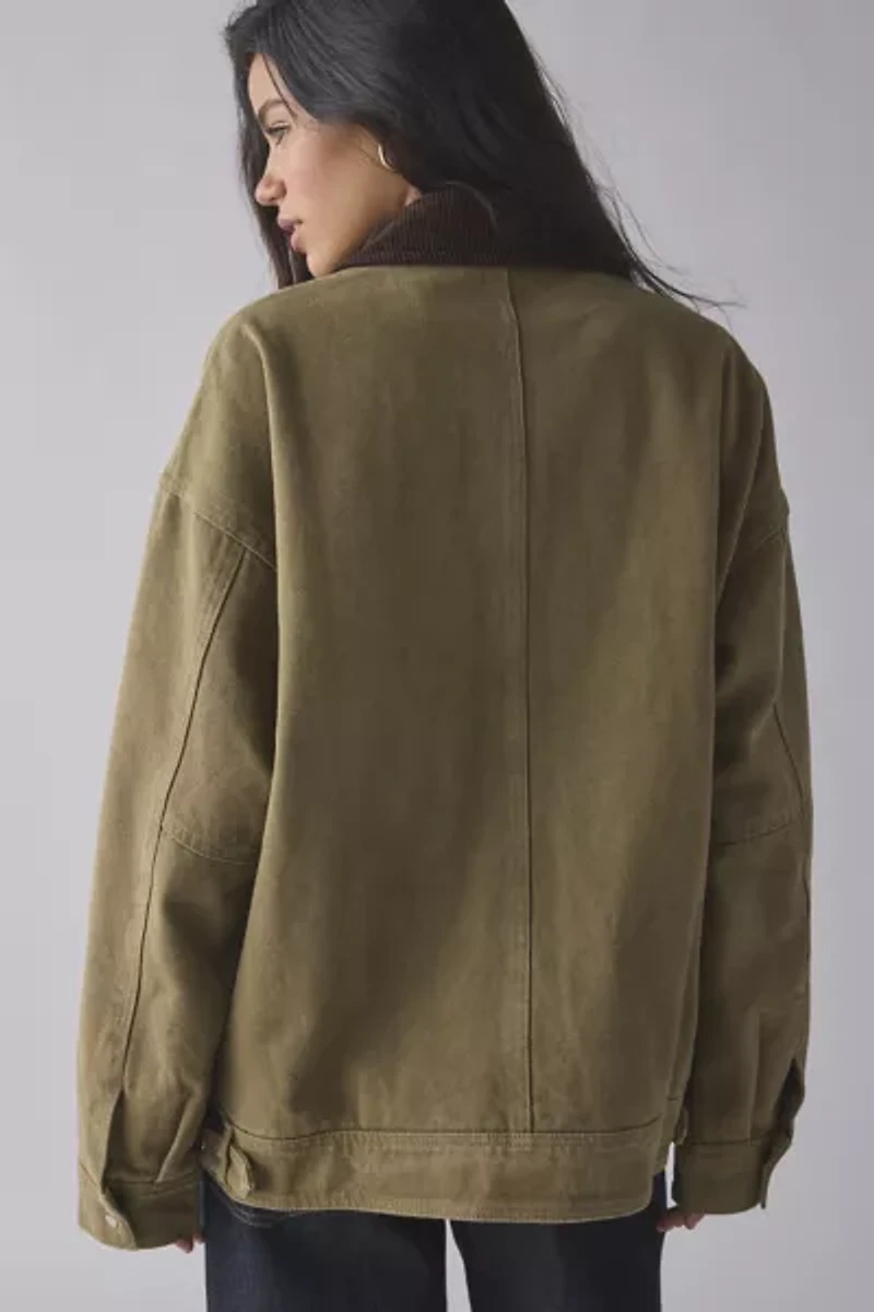 Lioness Workwear Oversized Canvas Barn Jacket