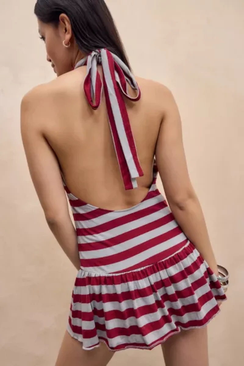 Silence + Noise Selena Halter Romper