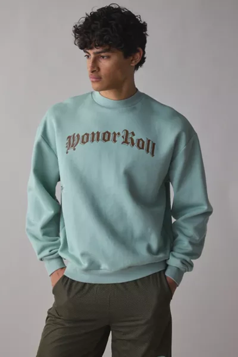 Students Golf The List Graphic Crew Neck Sweatshirt