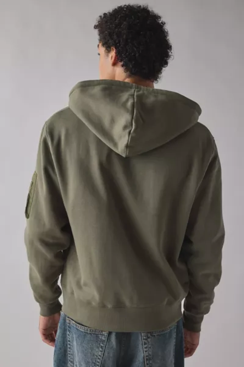 Alpha Industries Utility Zip Hoodie Sweatshirt