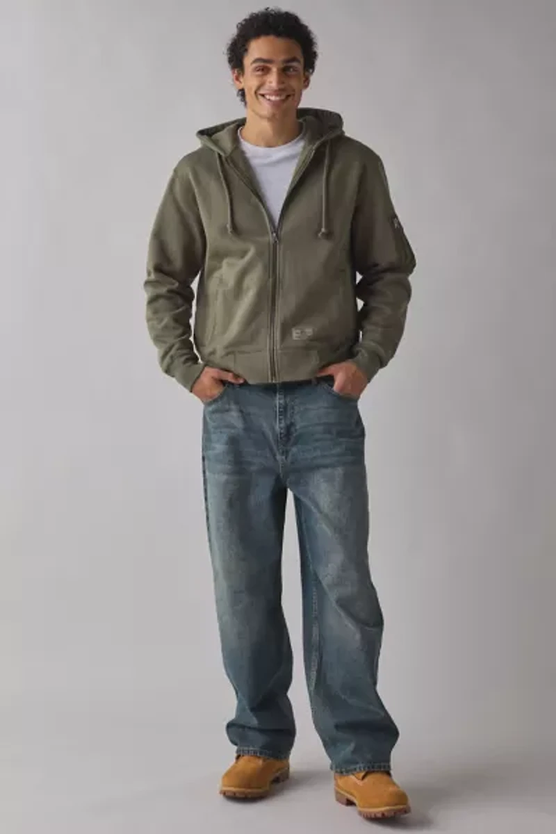 Alpha Industries Utility Zip Hoodie Sweatshirt
