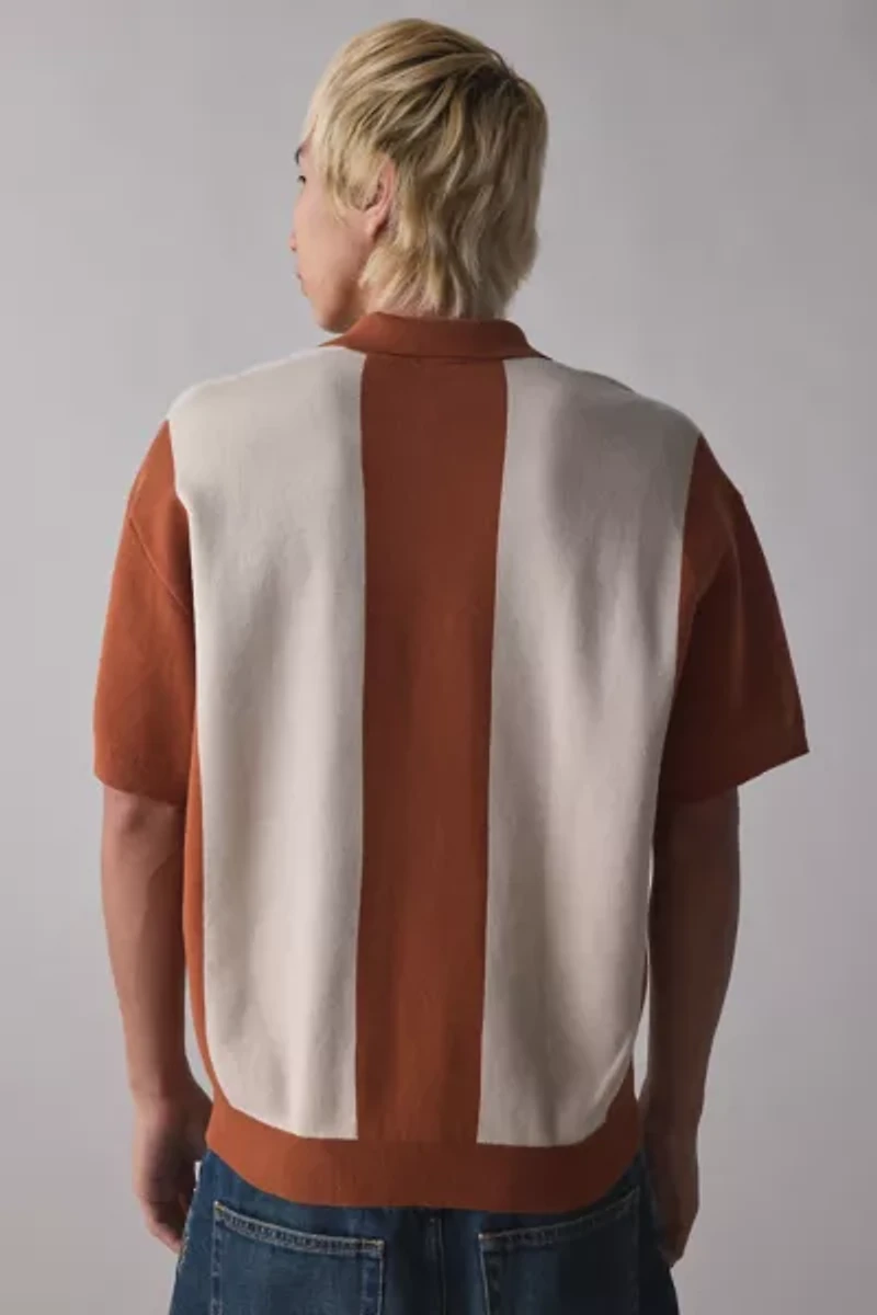 Students Golf Browne Short Sleeve Polo Sweater
