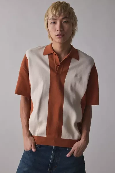 Students Golf Browne Short Sleeve Polo Sweater